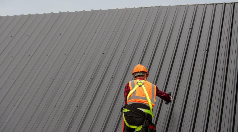 Professional metal roof installation services in Racine, WI